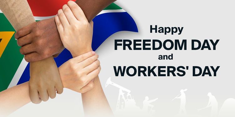 Trading schedule change due to Freedom Day and Workers' Day celebrations