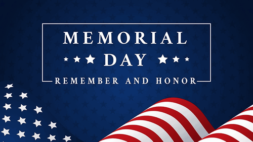 Memorial Day Trading Schedule Change